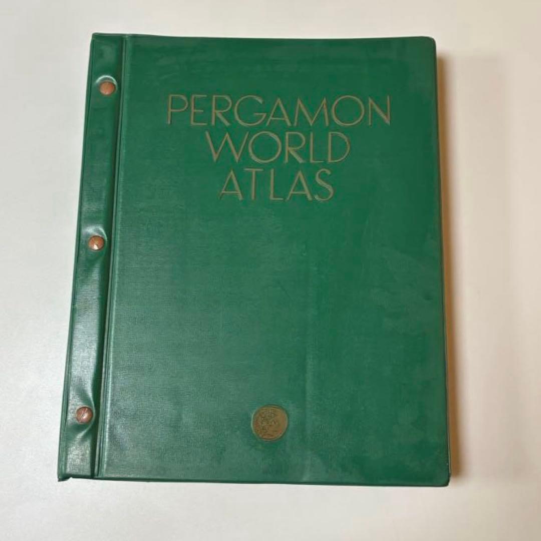 Pergamon World Atlas 1968 世界地図帳