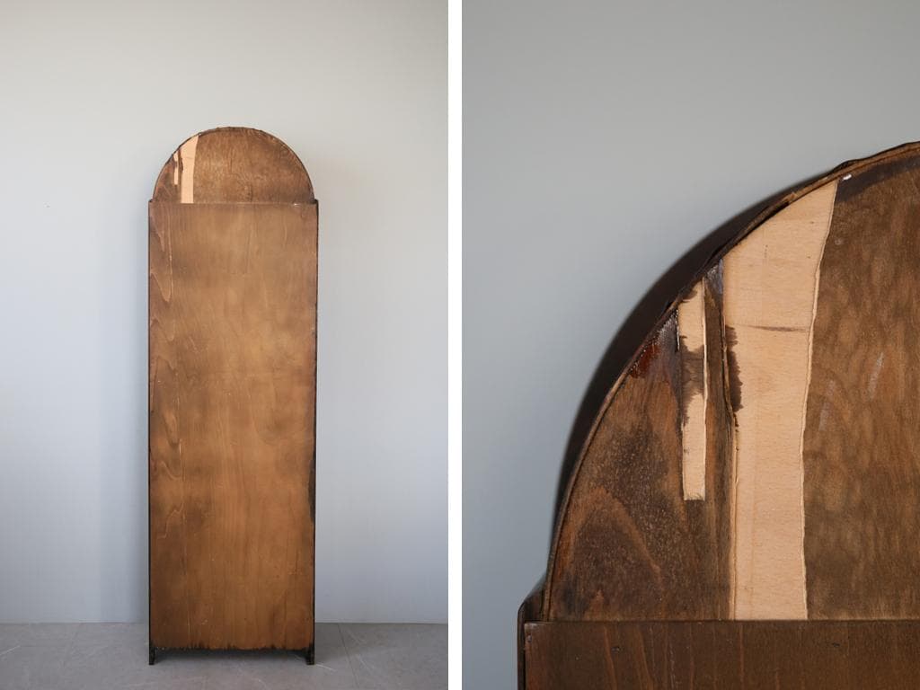 英国アンティーク木製ブックシェルフ/本棚/ラック/飾り棚キャビネット(91-36