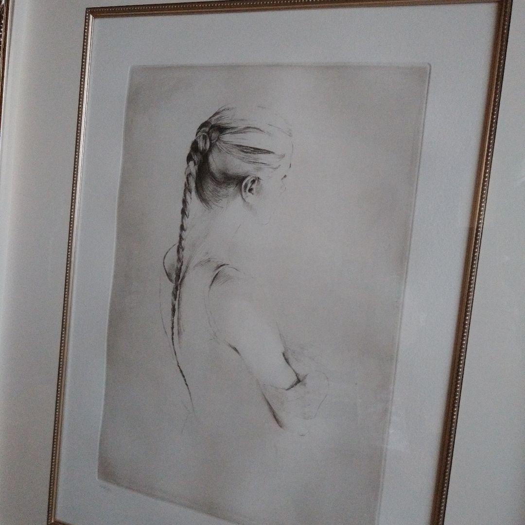 CHASE CHEN (チェイス・チェン) 『モニカ』銅版画