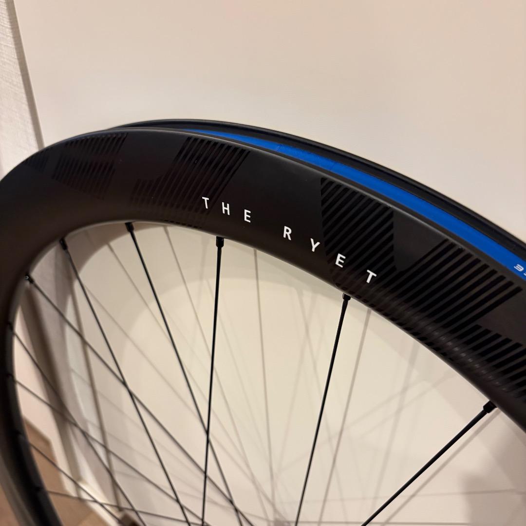 RYET ディスクブレーキ用 700C カーボンホイール　50mmハイト