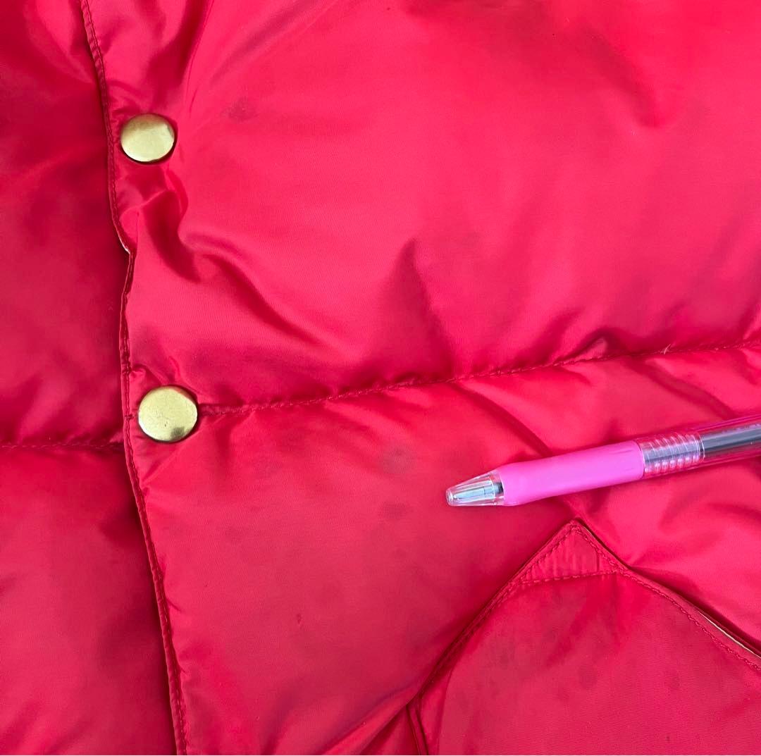 ✅ 70s オリジナル ロッキーマウンテン ダウンベスト当時モノ 穴無赤 40