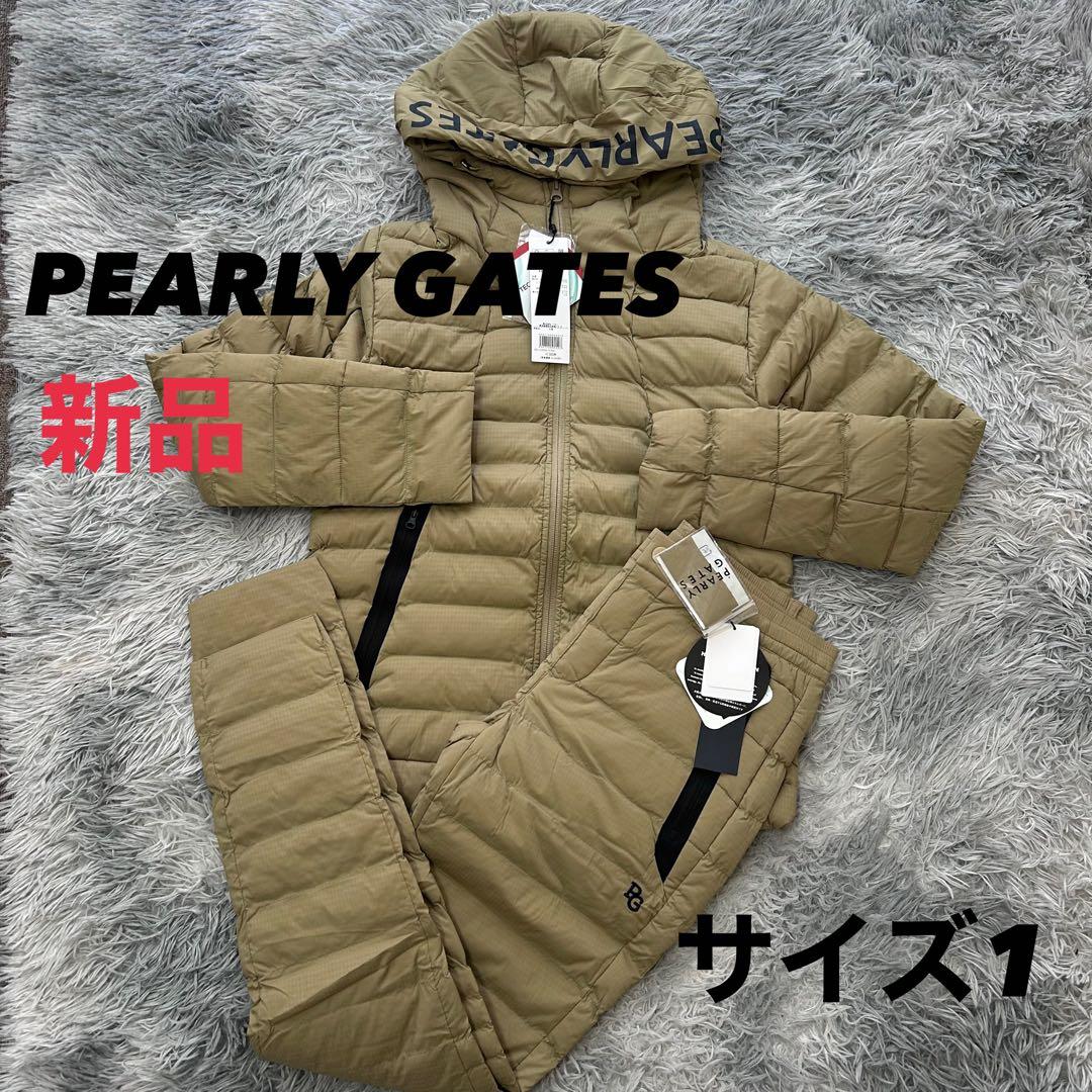 新品　パーリーゲイツ　セットアップ　ジャケット　中綿　パンツ　防寒　ダウン　1