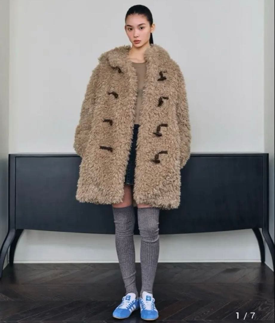 MUSINSA ダッフルコート Sサイズ ベージュ