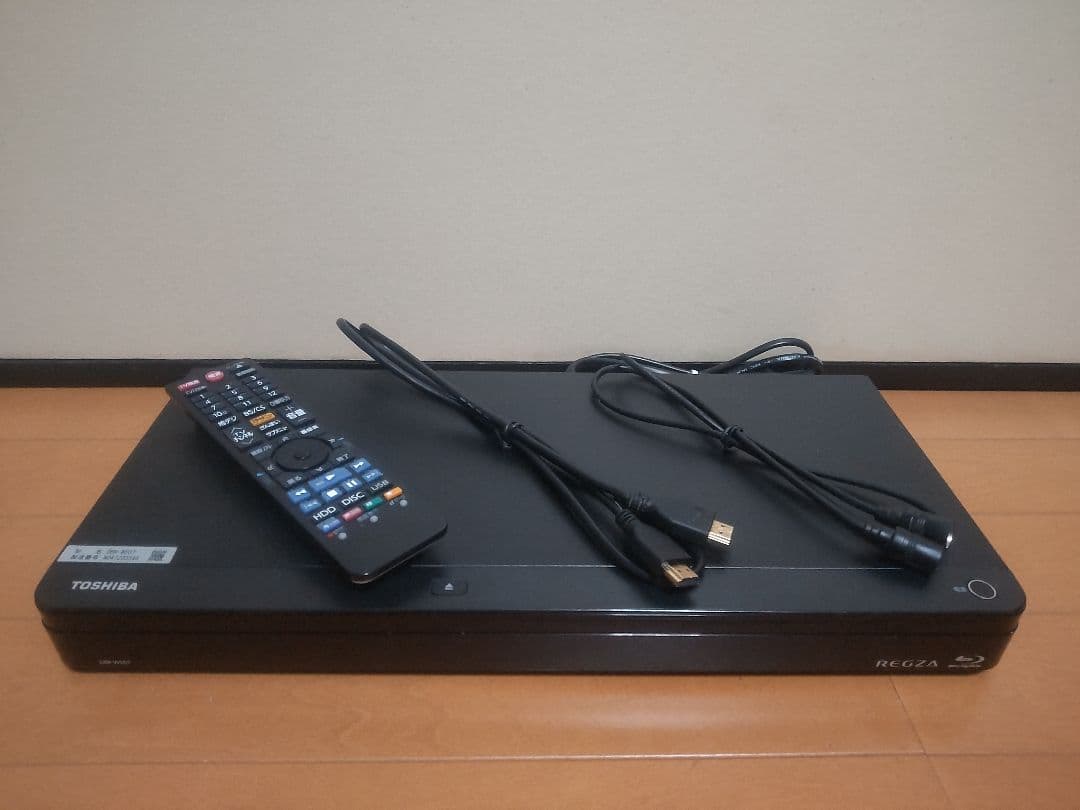 東芝　REGZA　DBR―W507 500GB→1TB プチメンテ済み