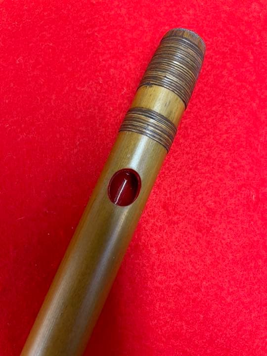 限定お値下げ 新品 篠笛九本調子 擦り上げ漆塗り 藤巻き