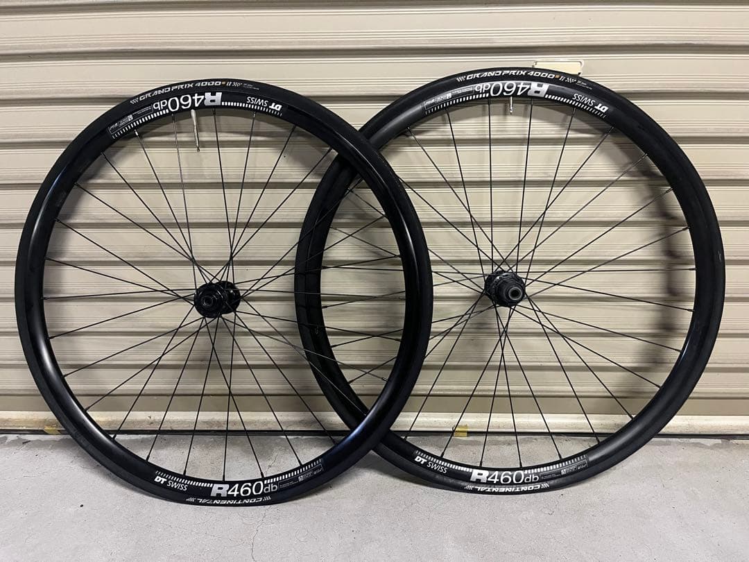 DT SWISS R460 DB ディスク タイヤ付前後セット700c