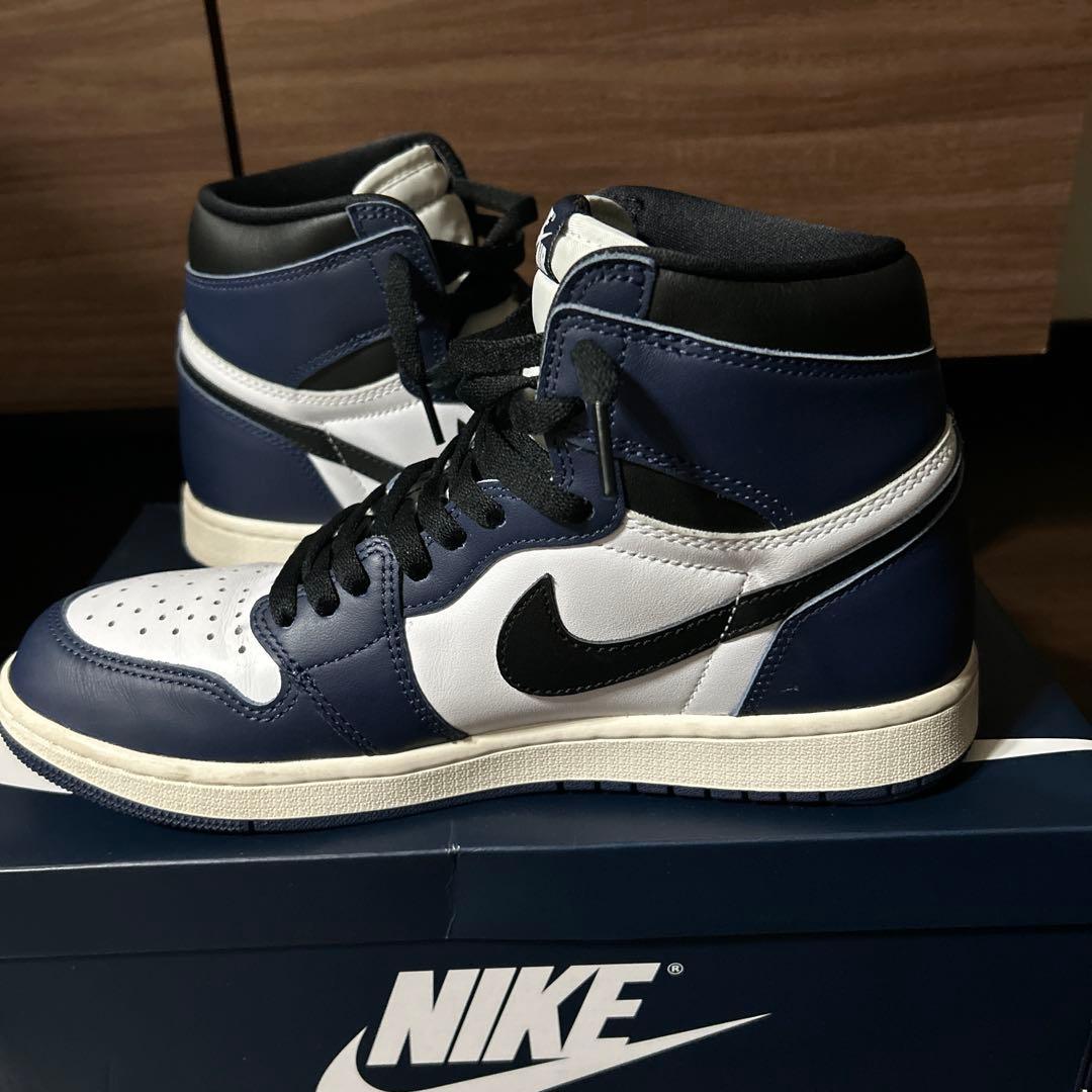 NIKE エアジョーダン1ミッドナイトネイビー