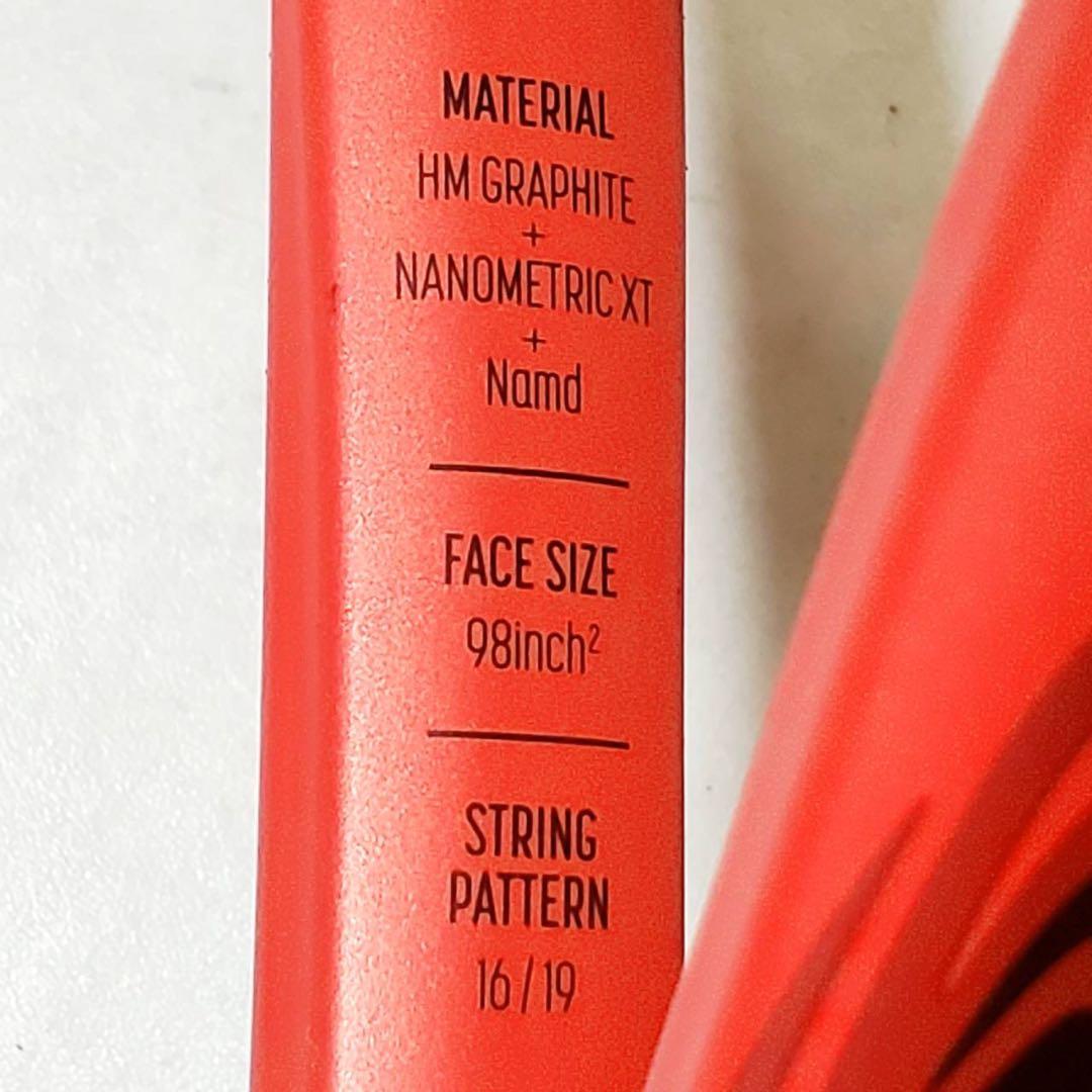 良品 YONEX VCORE 98 2018 G4 レッド 硬式テニスラケット