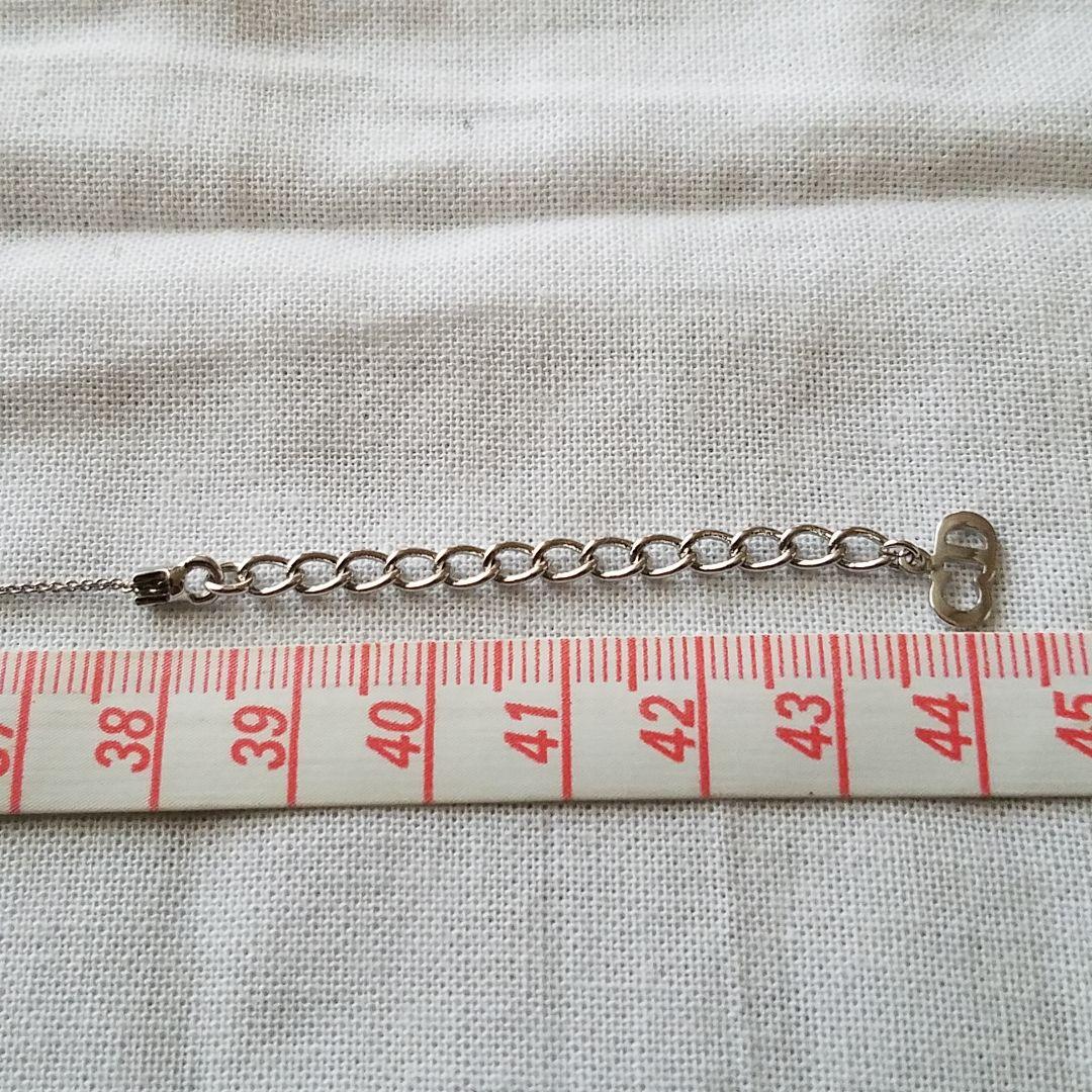 ❤ Dior ラインストーン ロゴ ネックレス