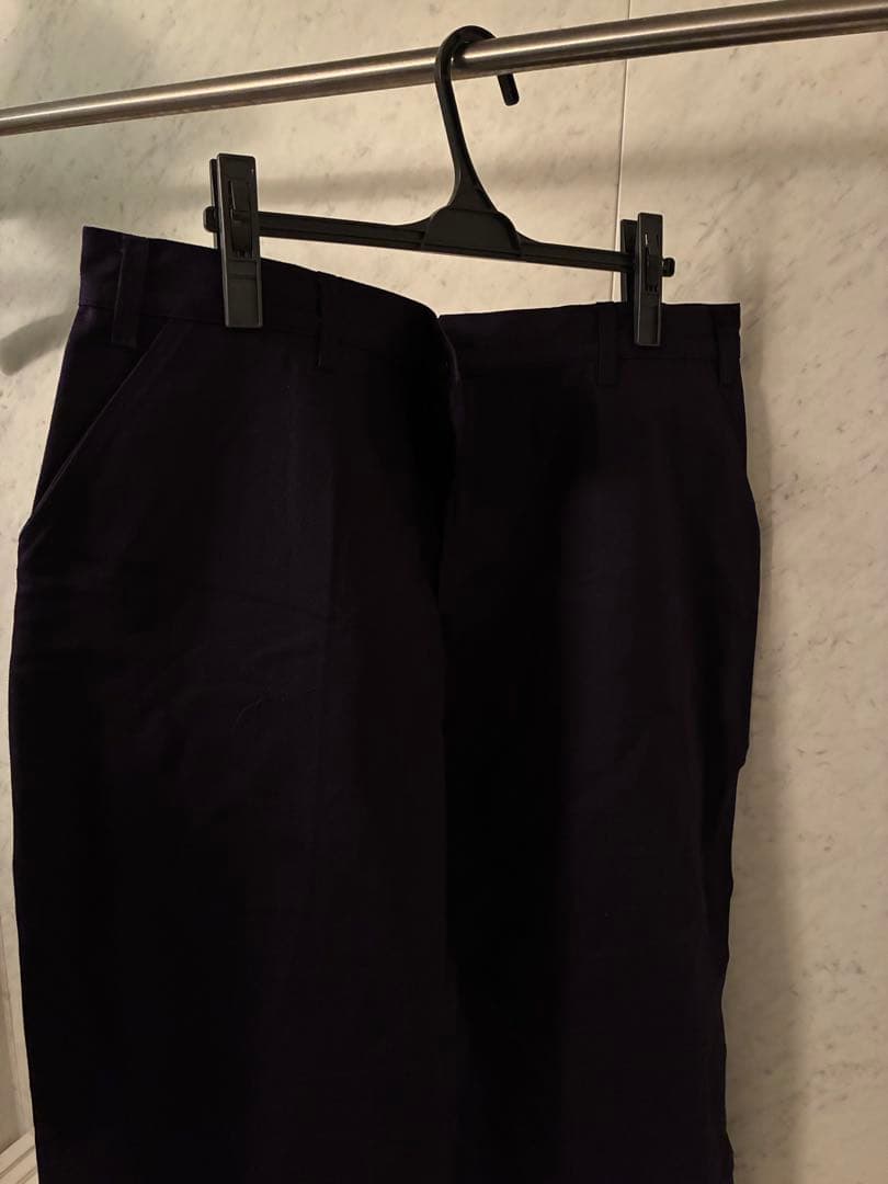 90’s UK//deadstock/コットンツイルパンツ/ネイビー