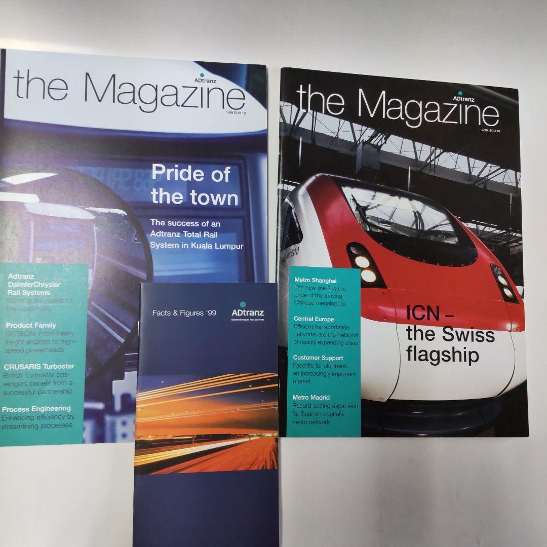 ADtranz   the Magazine  1996年～2000年 マガジン