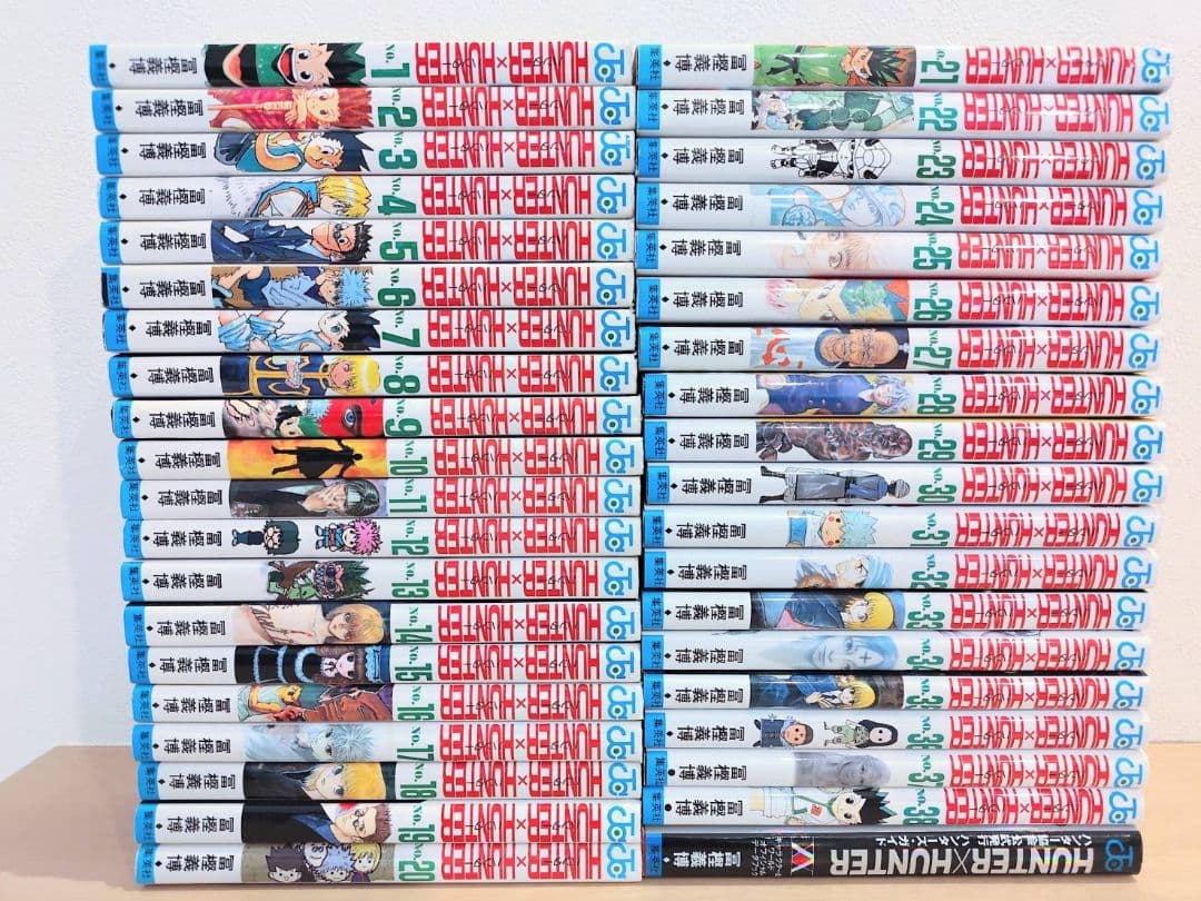 ハンターハンター　1〜38巻　全巻セット　ハンターズ・ガイド付き