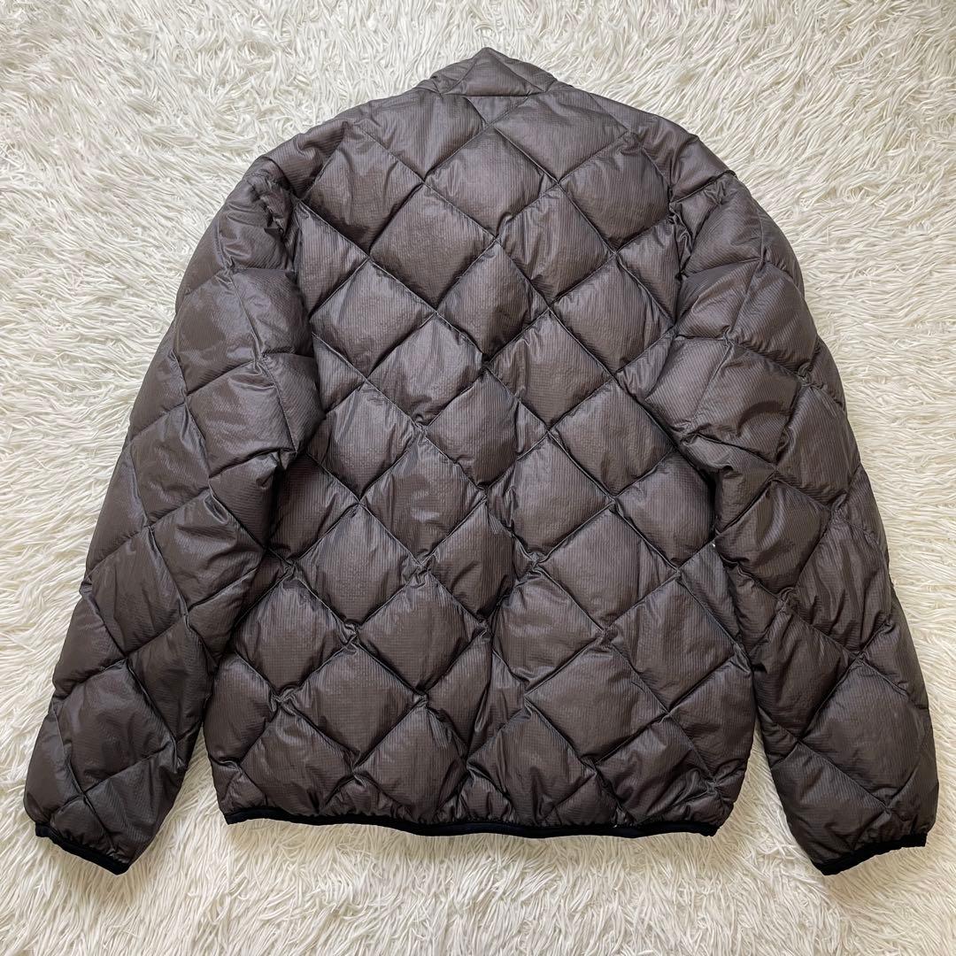 90s MOONSTONE グースダウン ダイヤキルティング L ブラウン