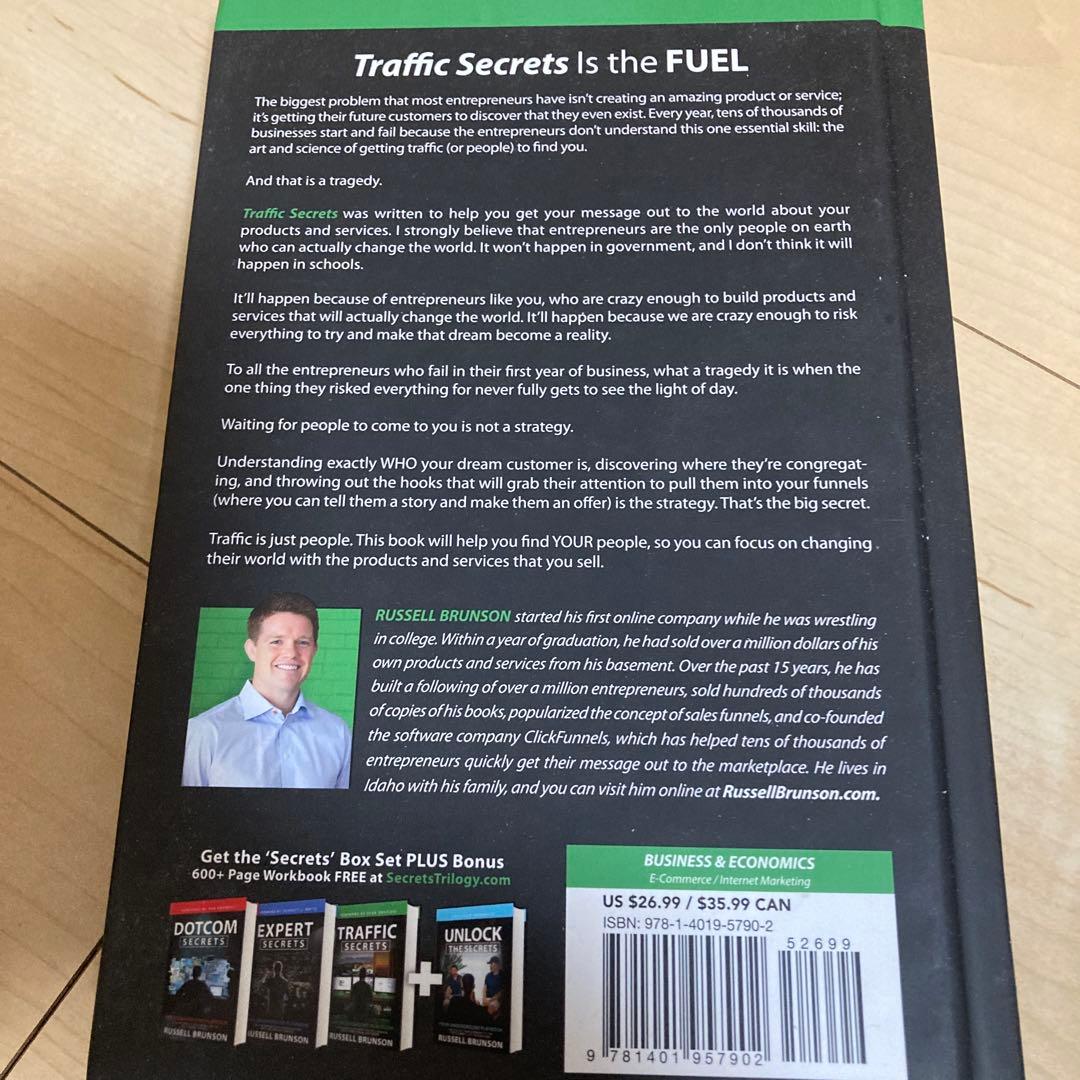 洋書 Traffic Secrets Russell Brunson