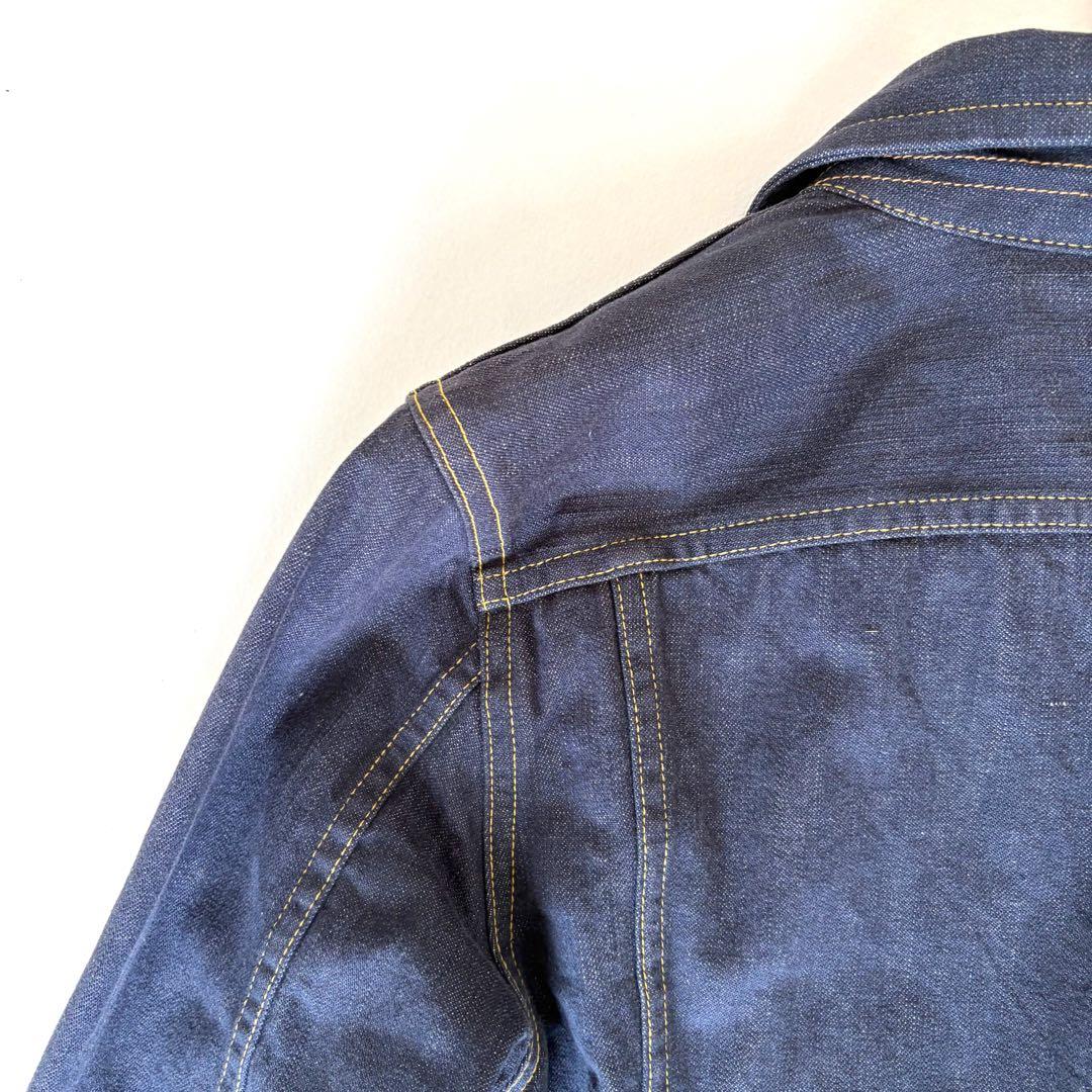 ヒステリックグラマー デニム ジャケット 濃紺 ヒスガール 短丈 派手 裏地