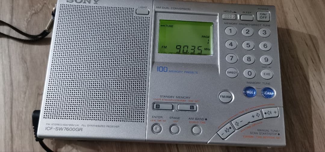 SONY ICF-SW7600GR ポータブルラジオ