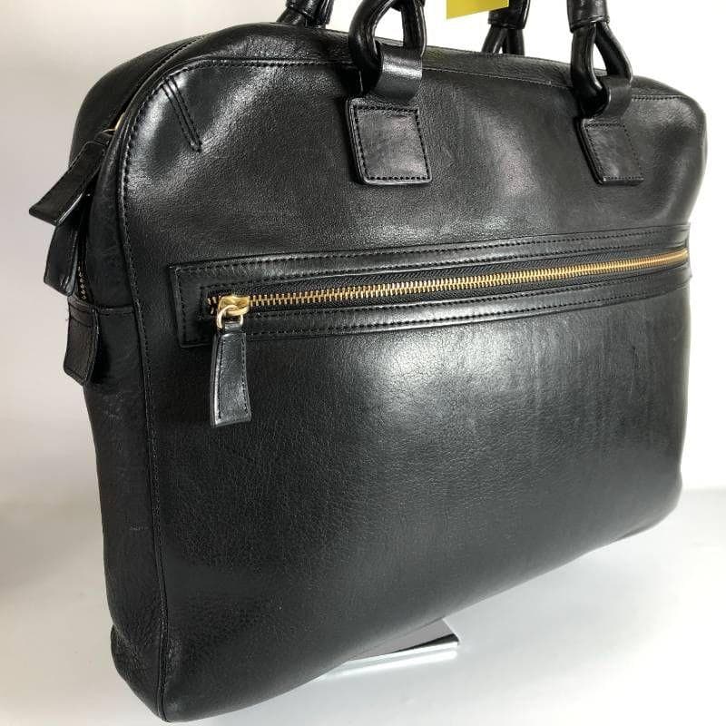 美品 ダンヒル ブラドン ビジネスバッグ A4収納可能 レザー ブラック