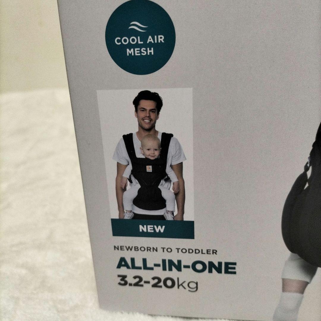 エルゴベビー オムニ360 黒 クールエアメッシュ 抱っこひも 付属品付き 美品