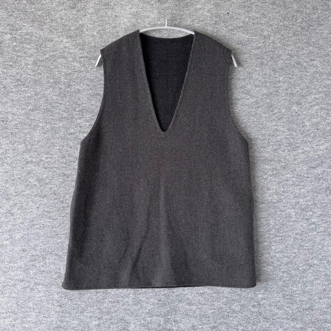 ARTS&SCIENCE V neck short tunicカシミア ベスト