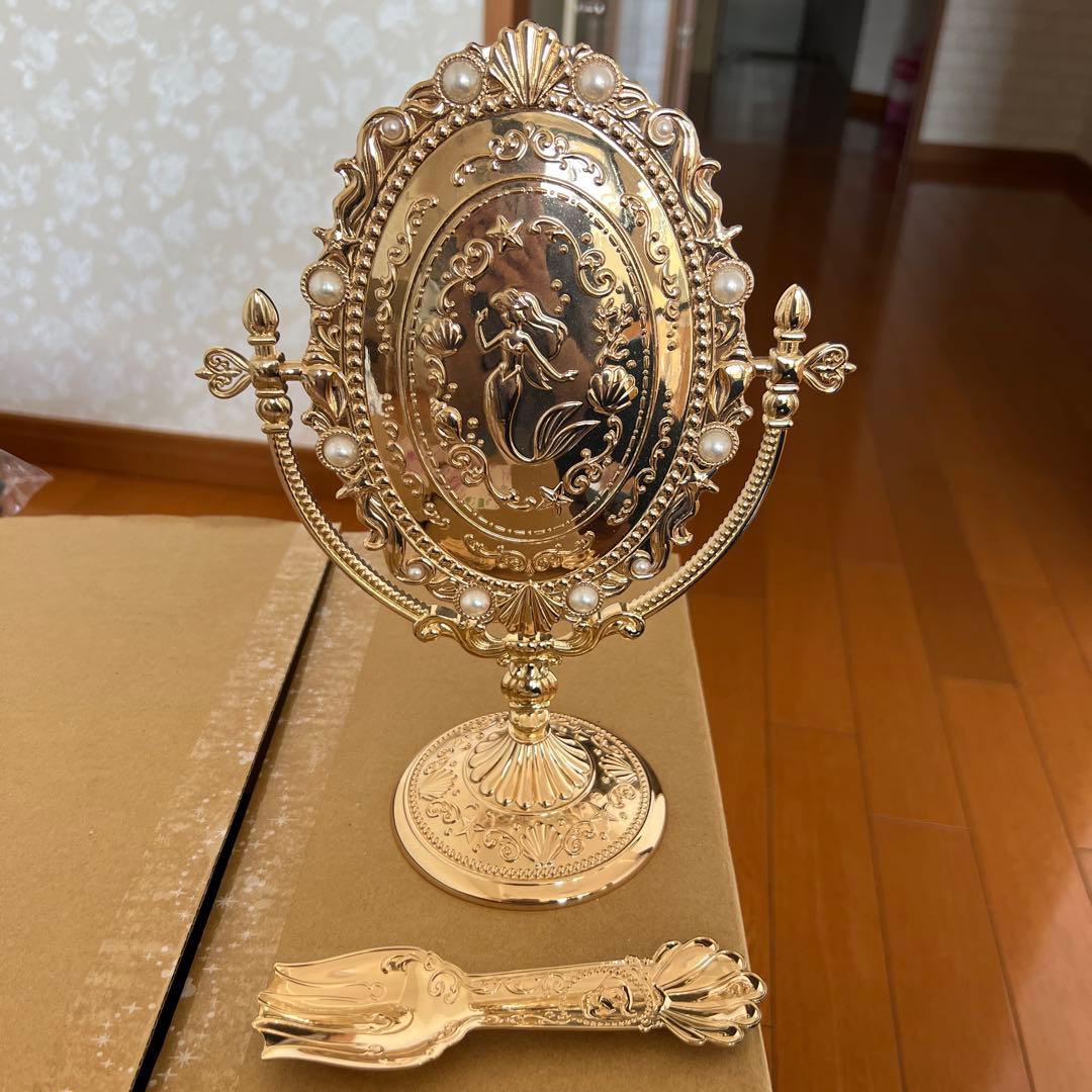 アリエル　スタンドミラー　フォーク型小物入れ　セット