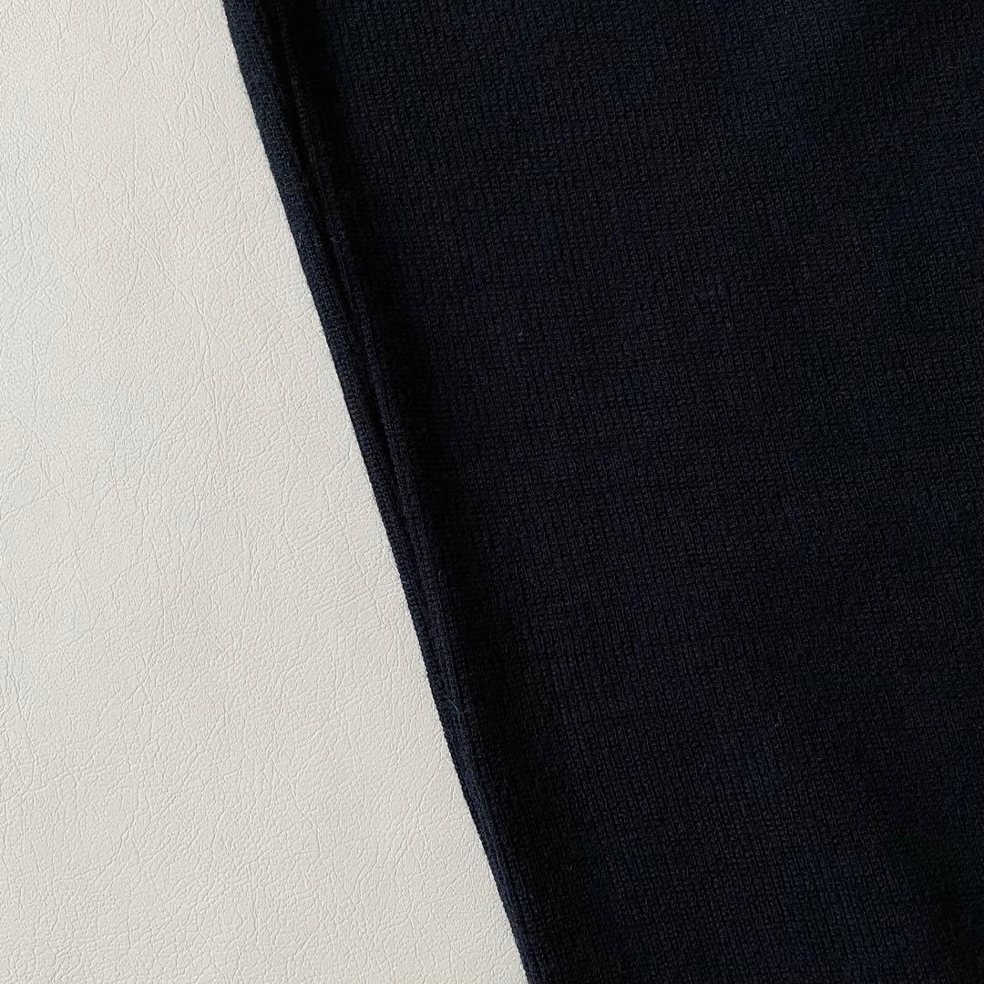 美品！Deuxieme Classe フレアリブパンツ 黒 ドゥーズィエムクラス