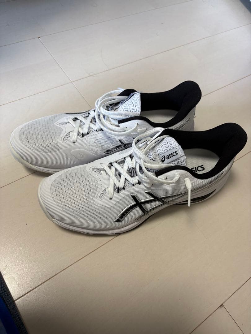 バレーボールシューズ ホワイト/ブラック/ネットバーナー4