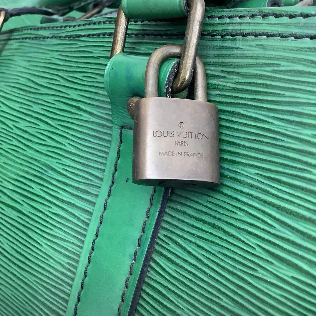 ご*！様 LOUIS VUITTON ヴィトン エピ キーポル55 大容量 ボス