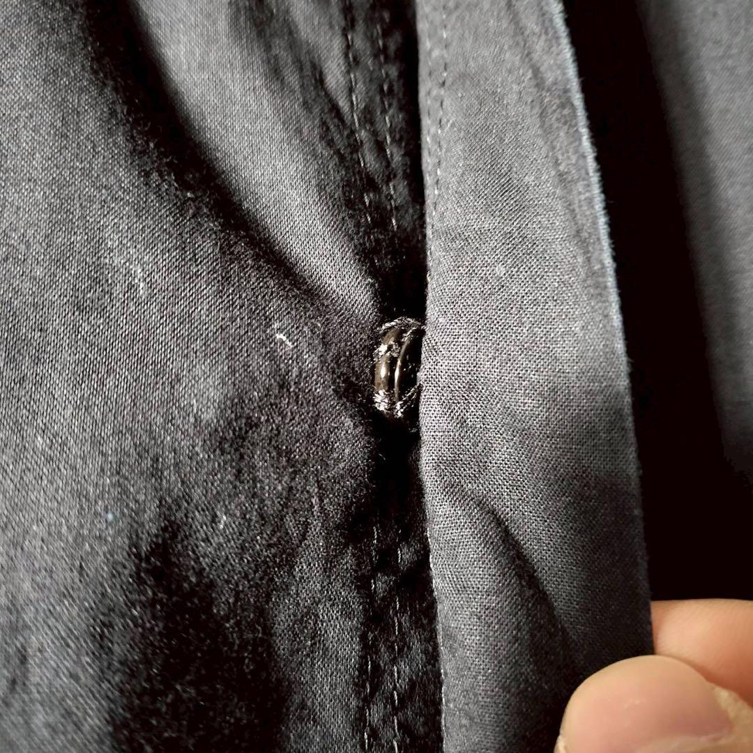 ワイズ Y's ヨウジヤマモト スタンドカラーシャツ コットン 綿 比翼仕立て