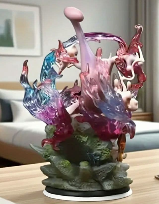 「珍品希少」ミュウツー・ミュウ進化フィギュア