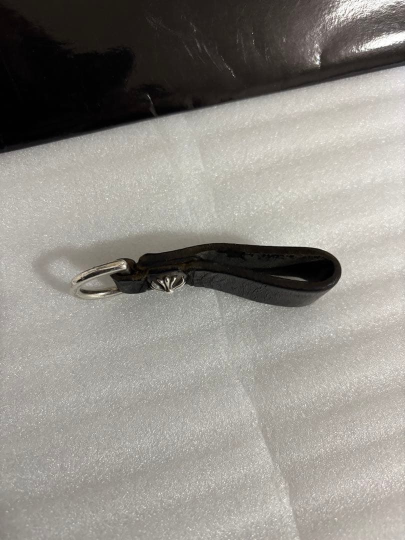 【国内正規品】クロムハーツベルトループ　レザー　ブラック