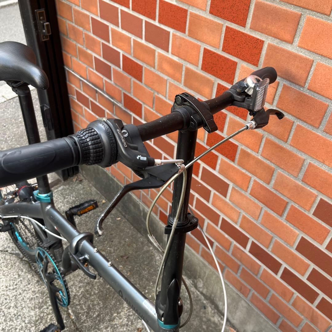 RENAULT 折りたたみ自転車 グレー