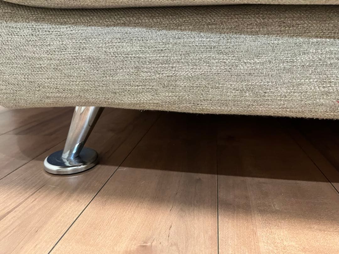 松下五段　ニトリ 3人用ソファ キャッツ3 ベージュ