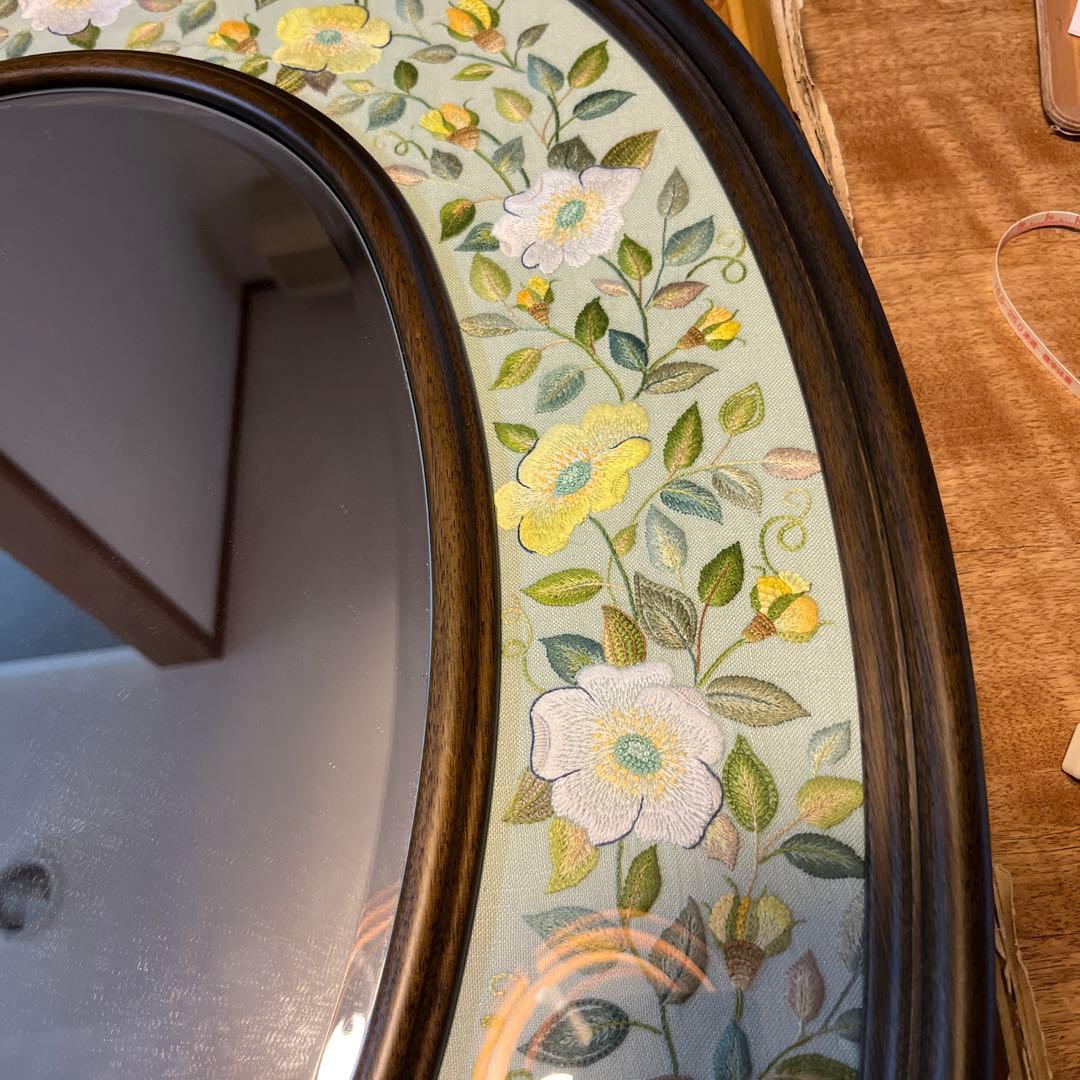 戸塚刺繍作品　額付き額大形