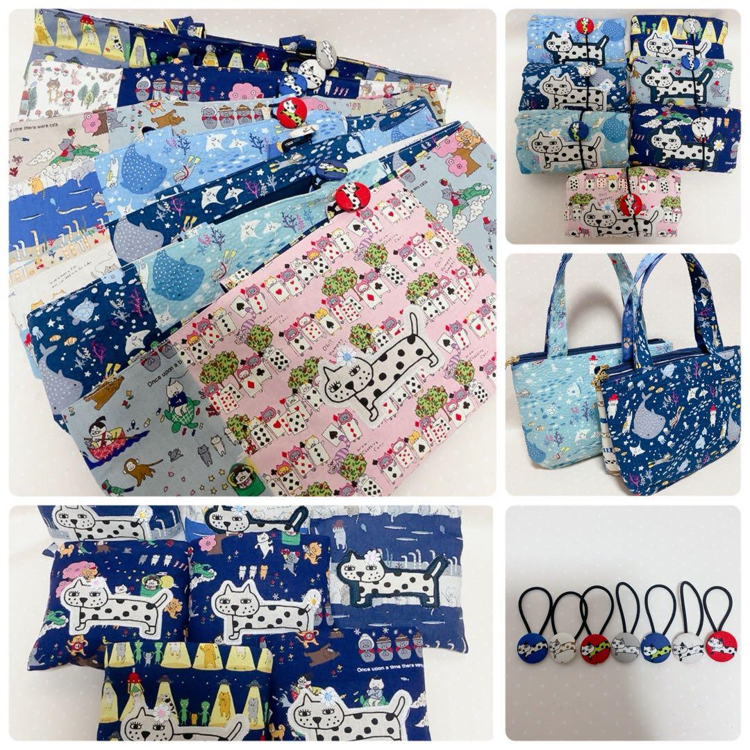 ひめ。 エコバッグ 双子ポーチ