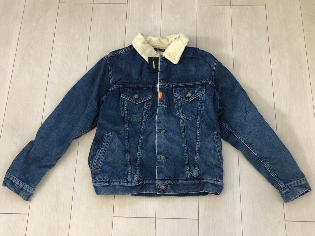 【未使用3】MINEDENIM × ウィンダンシー デニムボアジャケット L