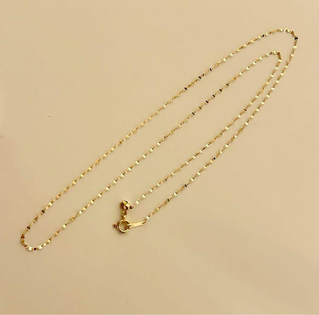 大特価✨早いもの勝ち✨新品18金 K18 ネックレス 45cm アジャスター