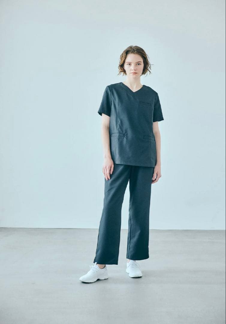 JILLSTUART medical スクラブ＆パンツセット ネイビー