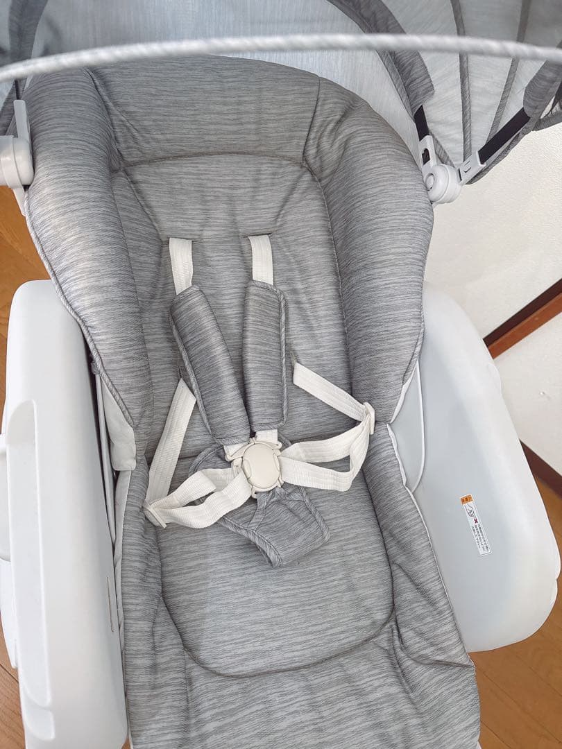 【美品】カトージ ハイローラック キャノピー付きグレー