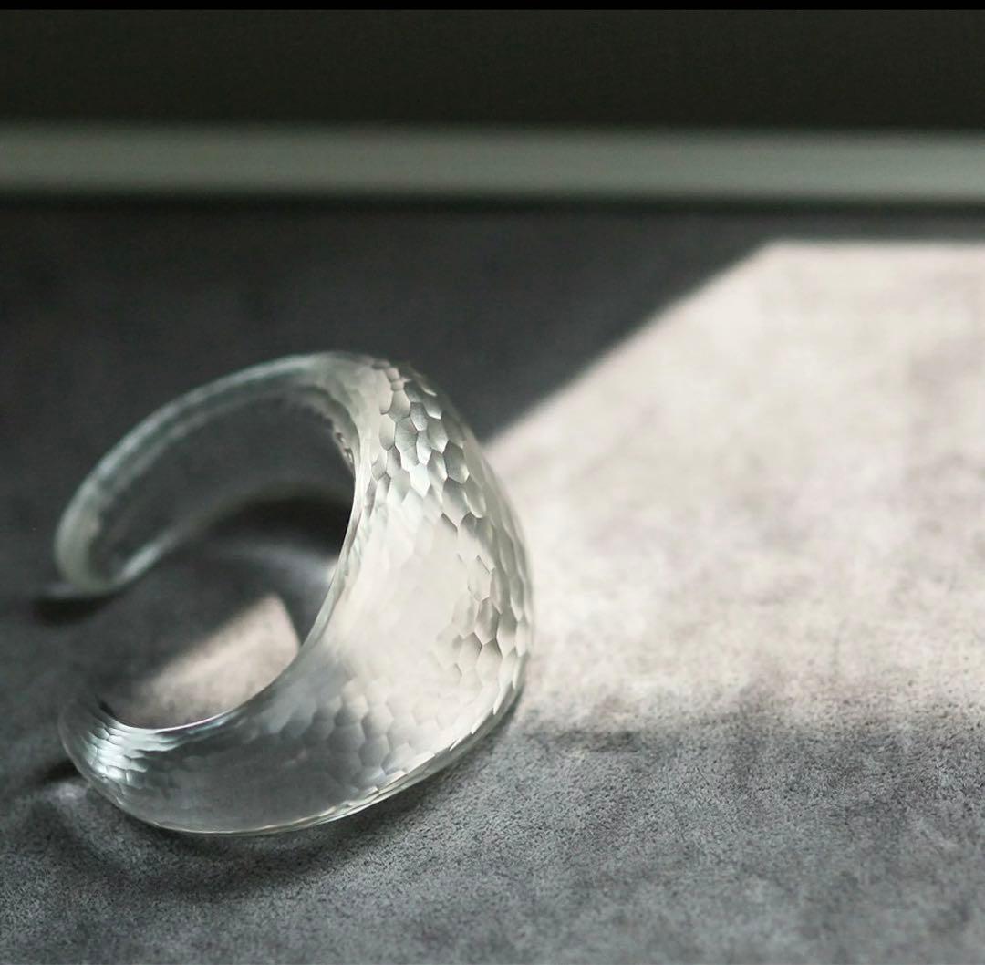 sirisiri ガラス　キリコ　バングル　M