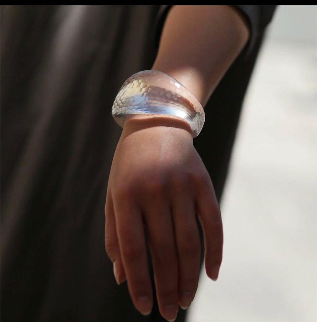 sirisiri ガラス　キリコ　バングル　M