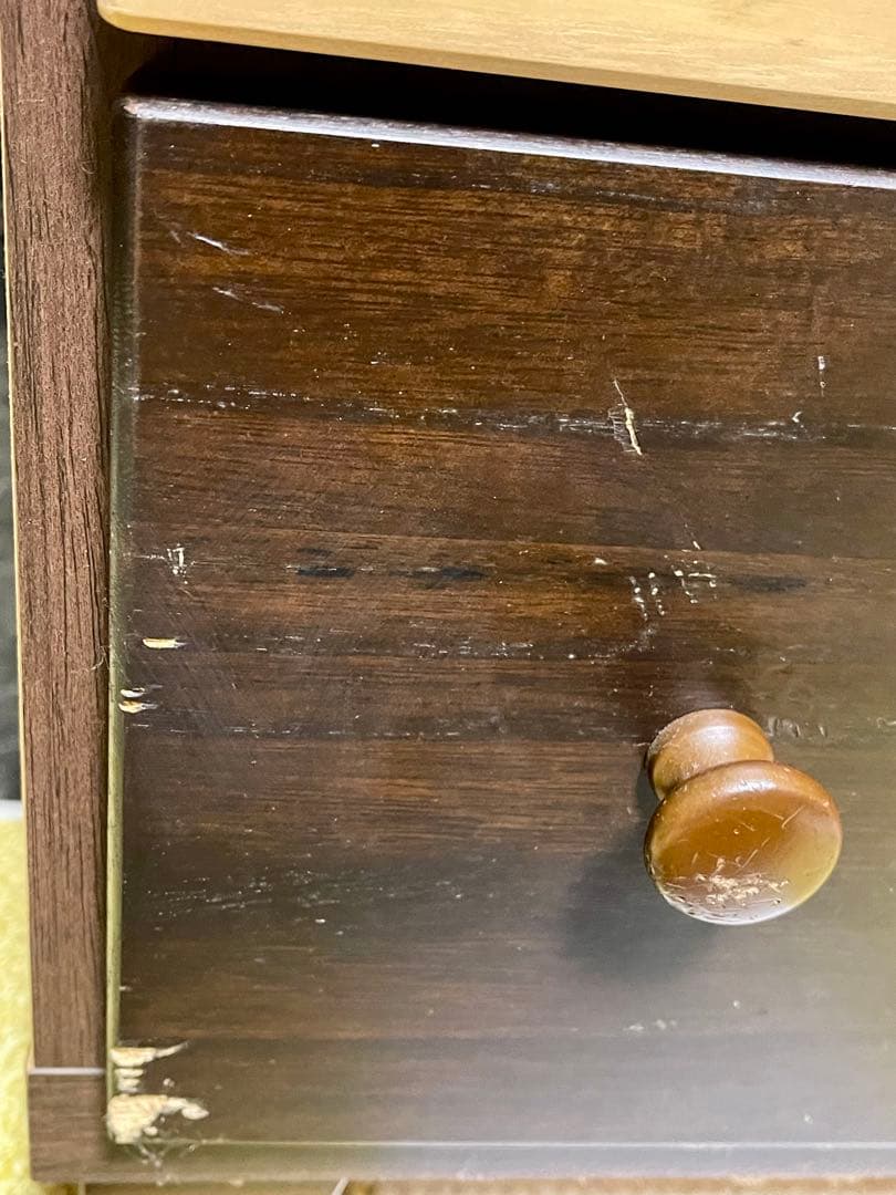 中村敬木工 60チェスト 4段 木製 可愛い オシャレ 棚 タンス 訳あり品