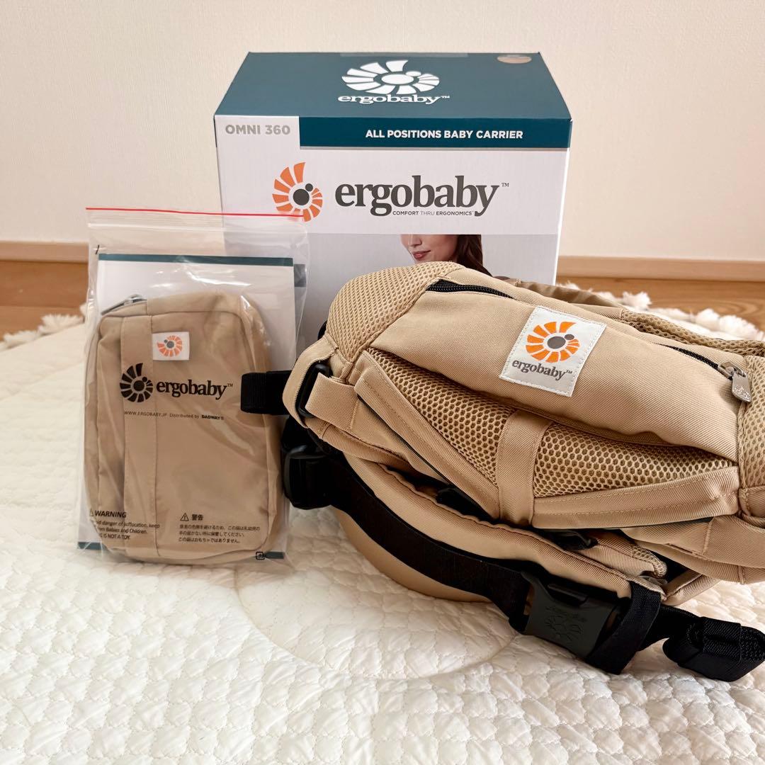 ＊k＊エルゴベビーOMNI 360 クールエア 日本限定色デザートベージュ