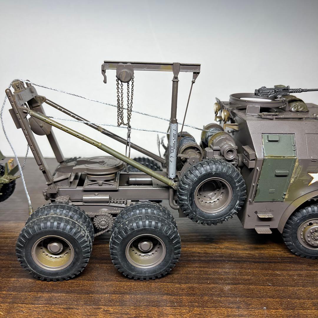 1/35 アメリカ軍　M25 戦車運搬車　クォードガントラクター