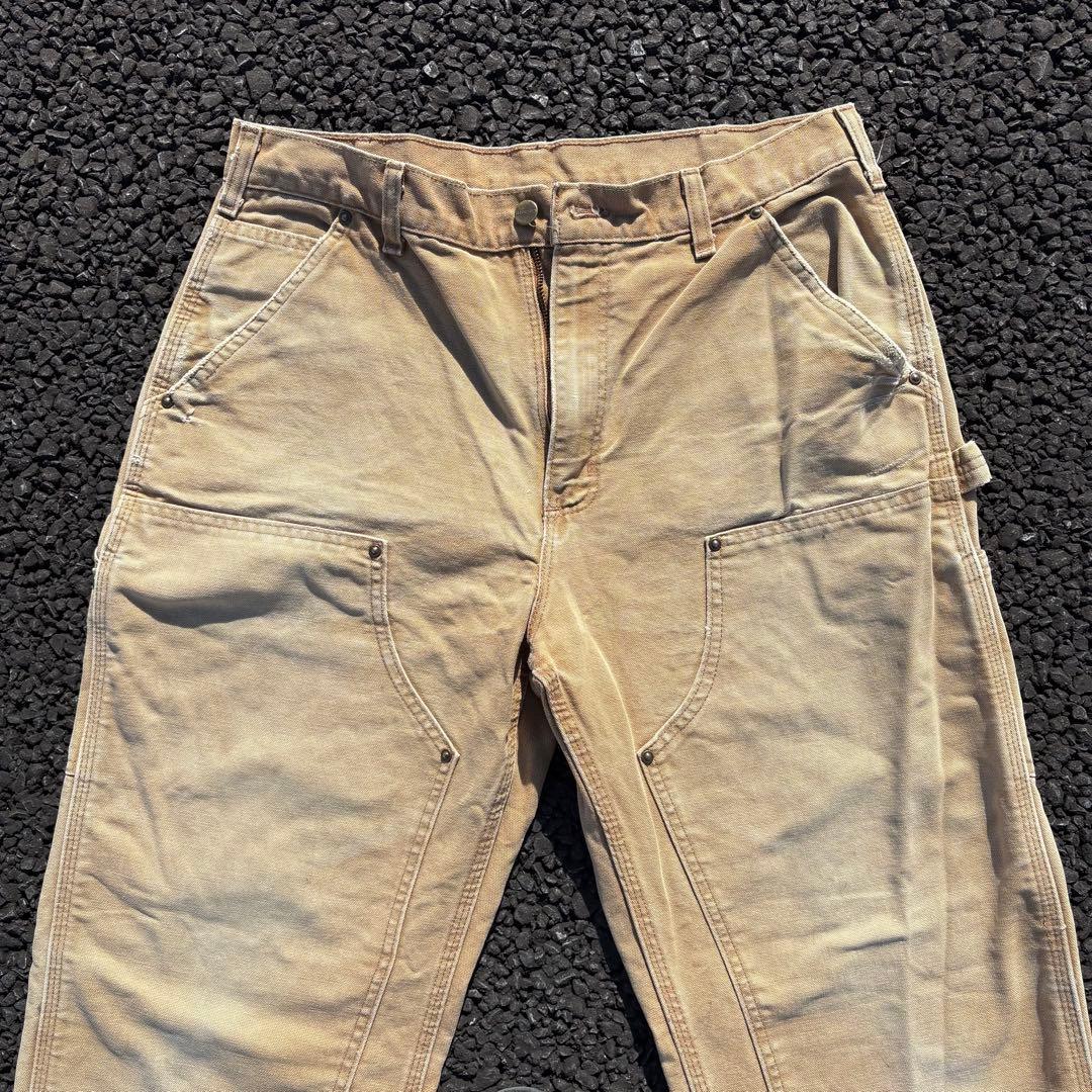 carhartt カーハート ダブルニー ブラウン ダックパンツ W34 L34