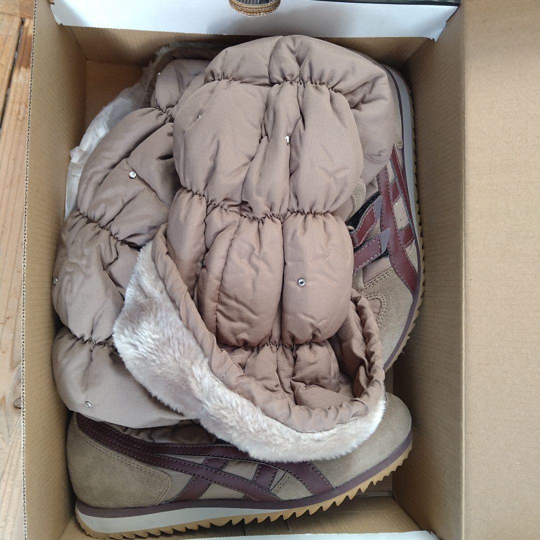 【試着のみ】Onitsuka Tiger ブラウン ムートンブーツ