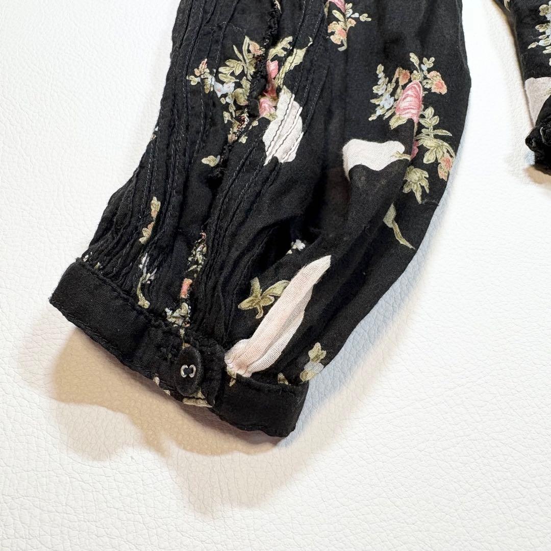 PINK HOUSE ワンピース ドレス ブラウス 花柄 ブラック セットアップ