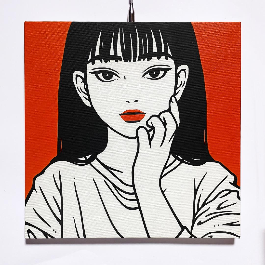 【原画】現代アート/キャンバス/一点物/絵画/アクリル