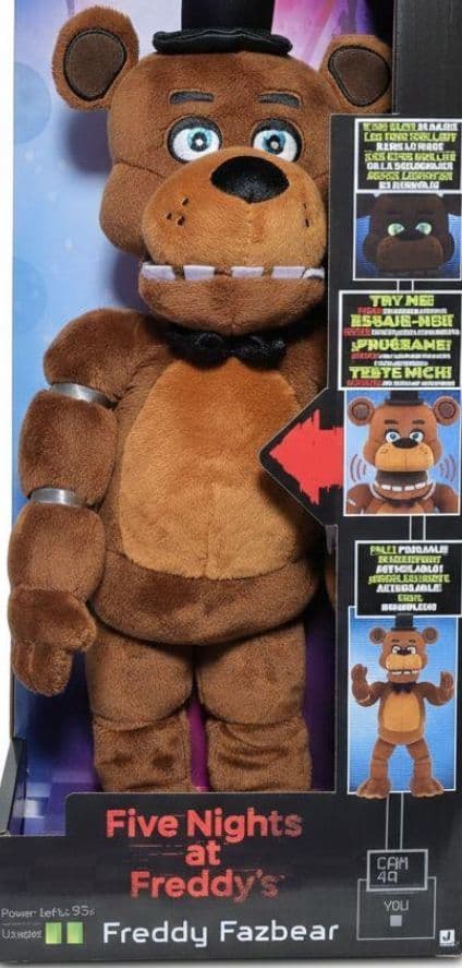 ファイブナイツアット　フレディーズ フレディ トーキング アクションぬいぐるみ