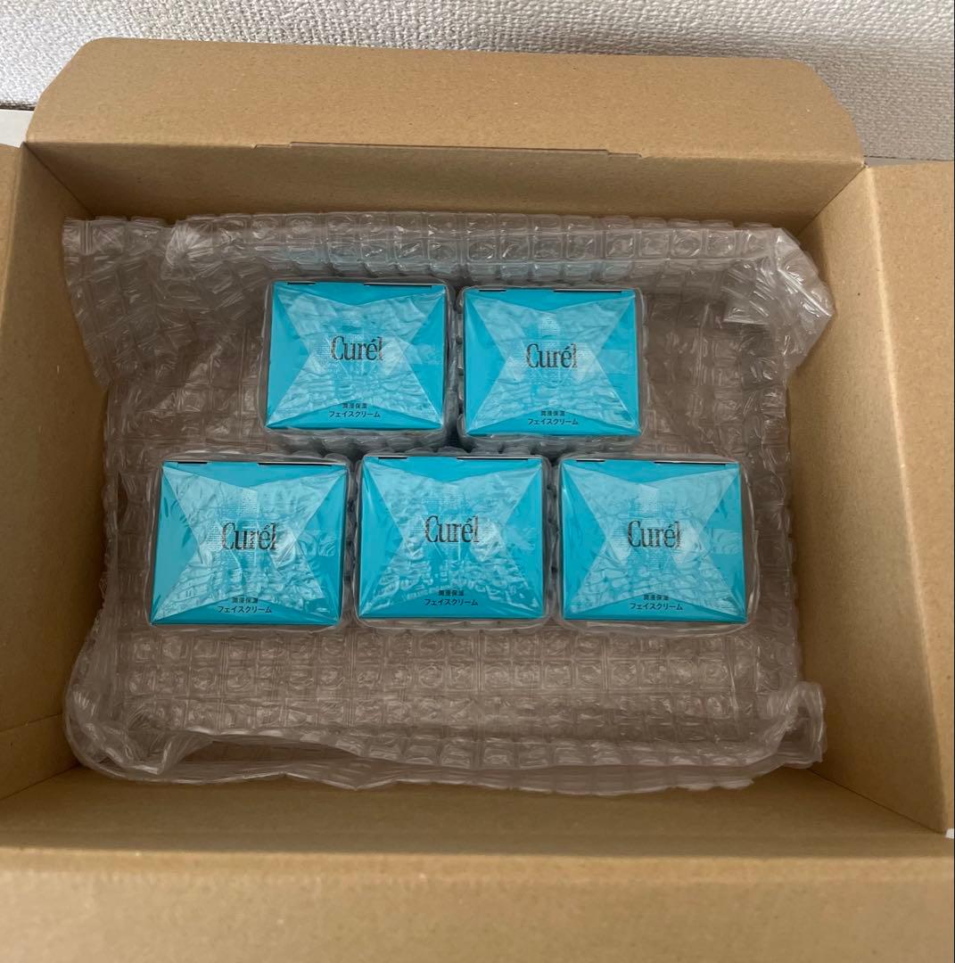 キュレル潤浸保湿フェイスクリーム40g×5新品未開封匿名配送追跡あり即購入OK