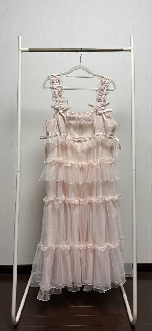 merry jenny チュールドロストロングワンピース